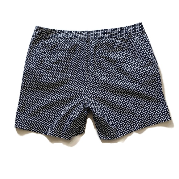 Chaps Women's Navy Blue & White Shorts - Picture 2 of 4